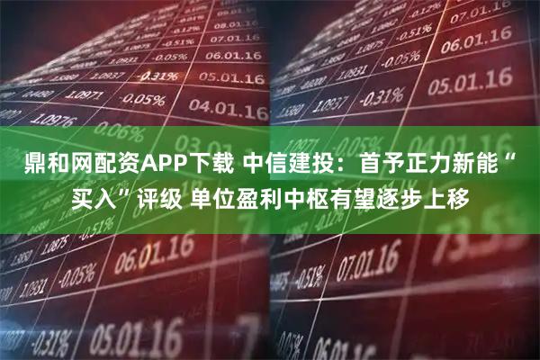 鼎和网配资APP下载 中信建投:首予正力新能“买入”评级 单位盈利中枢有望逐步上移